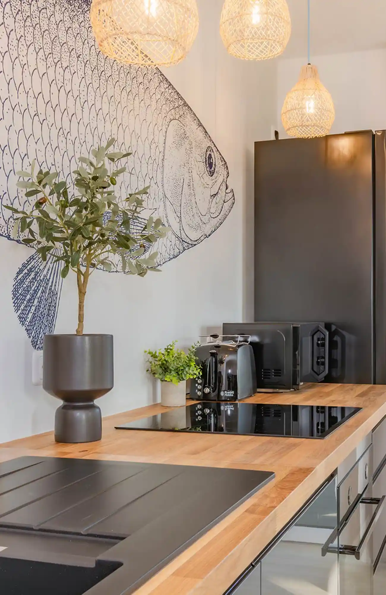 BlauBarschBude Küche